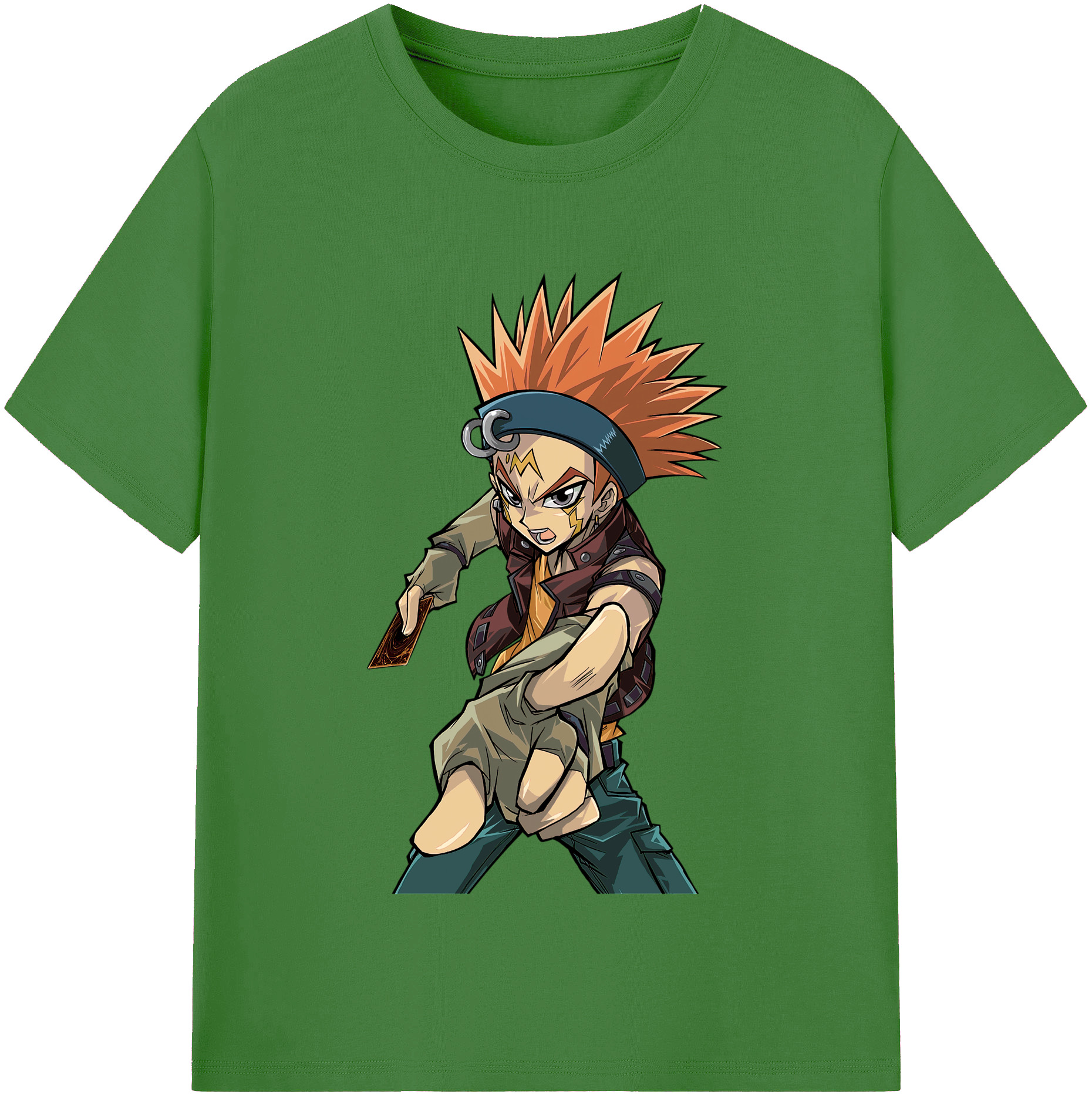 （画像用） 遊☆戯☆王 Yu-Gi-Oh! レディースカジュアルプリントTシャツ（綿100％）